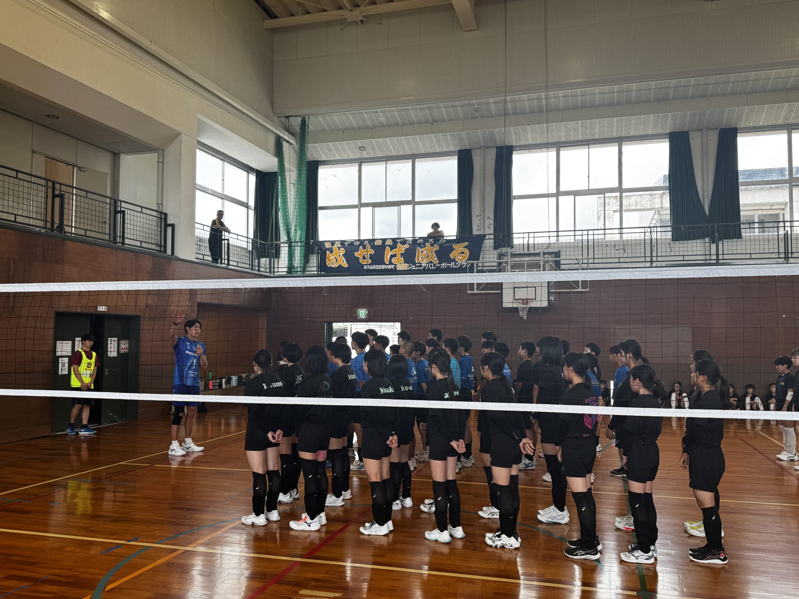 清水邦広さんによる龍神植田塾の特別練習会